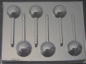 1407 Baseball Chocolate or Hard Candy Lollipop Mold